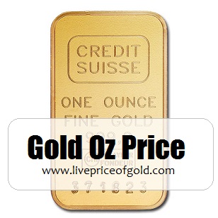 oz gold price
