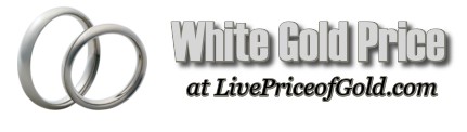 Live Price of Gold - White Gold Prices