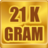 21K Gold price per Gram in USD