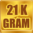 21K Gold price per Gram in AED